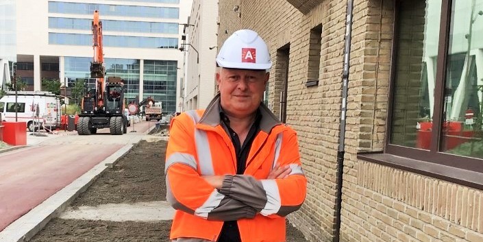 Portretbeeld Chris, werftoezichter bij stad Antwerpen Portretbeeld Chris, werftoezichter bij stad Antwerpen
